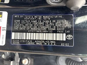 2020 Toyota Camry LE photo 17